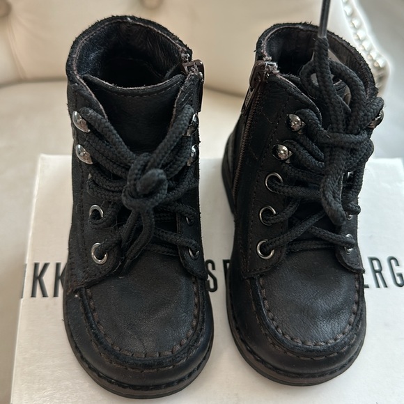 BIKKEMBERGS BABY LEATHER BOOTIES  size 20us - Picture 5 of 5
